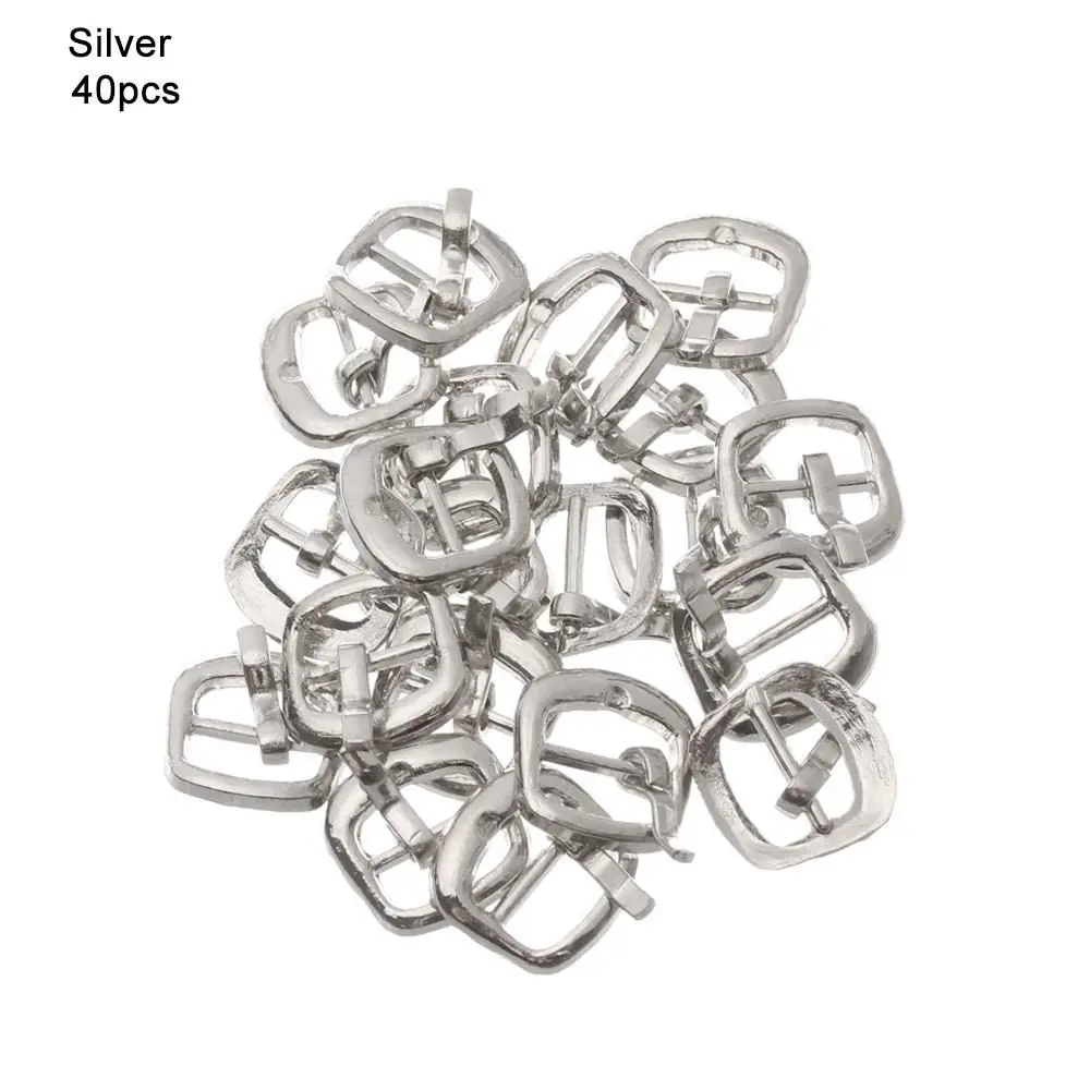 20/40pcs 7mm Mini Ultra-small  Diy Dolls Buckles  Bags Accessories Tri-glide Buckle Belt Buttons