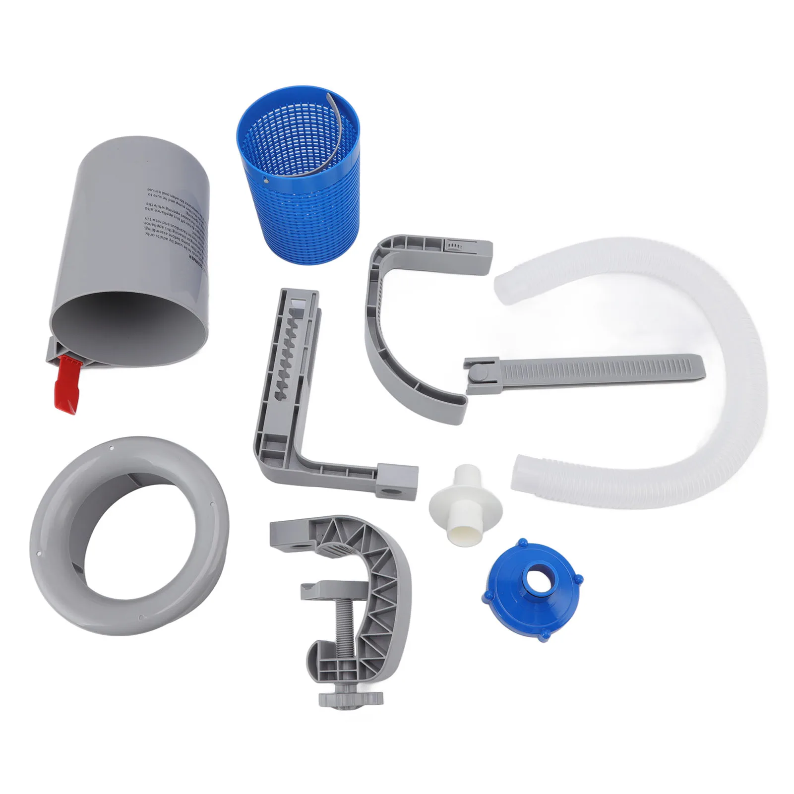 【New】Pool  Skimmer Plastic Gray Wall Mounted Automatic Cleaner Filter Debris Collector for Swimming Pool Pool  Skimmer