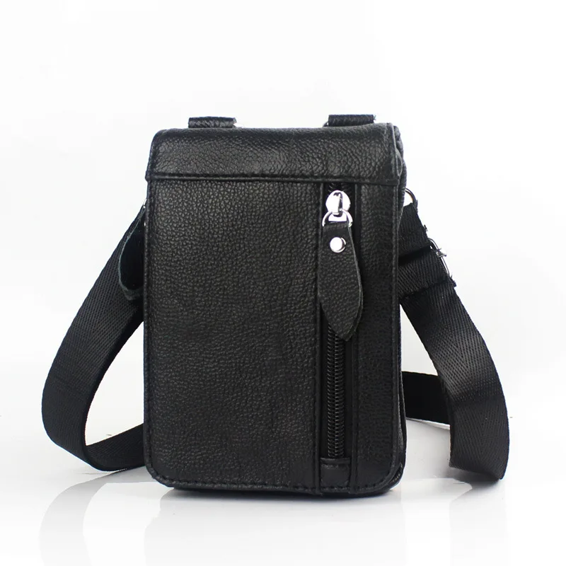 Novo couro genuíno dos homens sacos do mensageiro mini vintage crossbody sacos para o homem dos homens bolsa de couro pequeno masculino bolsa de