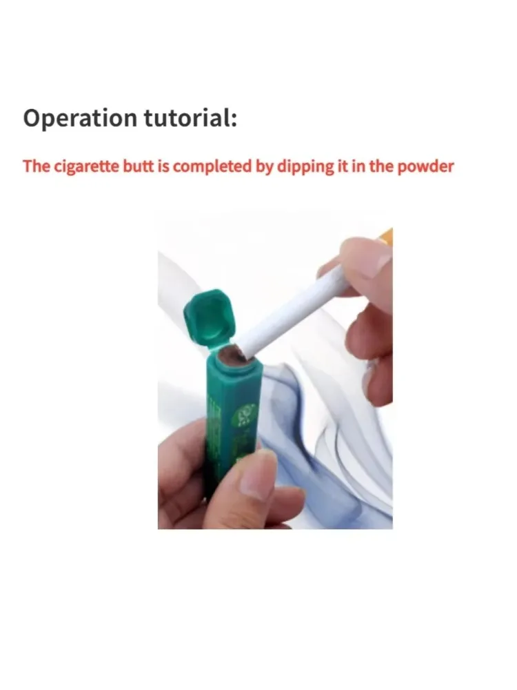 Flavored cigarette adhesive powder 16 flavors Enhance taste Clear lung health Smoking spices mint Freshens Breath Smoking Tool