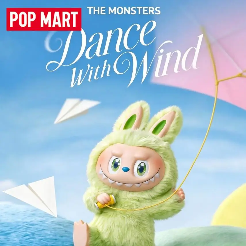 POP MART LABUBU THE MONSTERS DANCE WITH WIND Series Blind Box Mystery Unboxing Vinyl Figure Doll Toy Gift