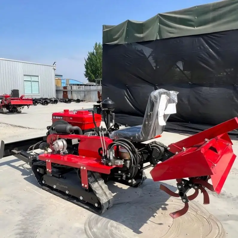 25Hp 35Hp Crawler Tractor Cultivator Plow Trencher Multi Tool Farm Machine