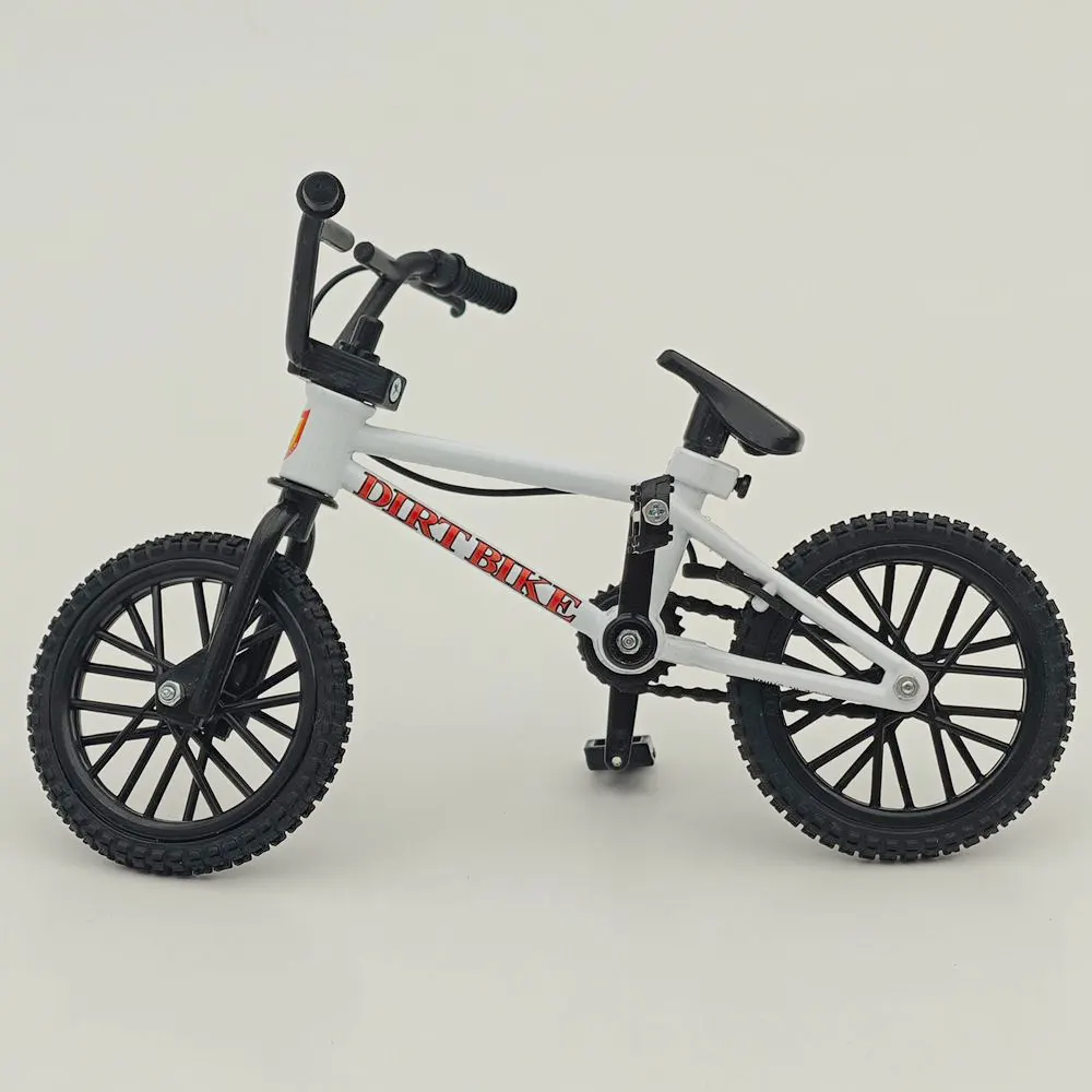 FLICK TRIX Miniature BMX Finger Bike PREMIUM Bicycle Diecast Toys Gift S&M DIRT -White