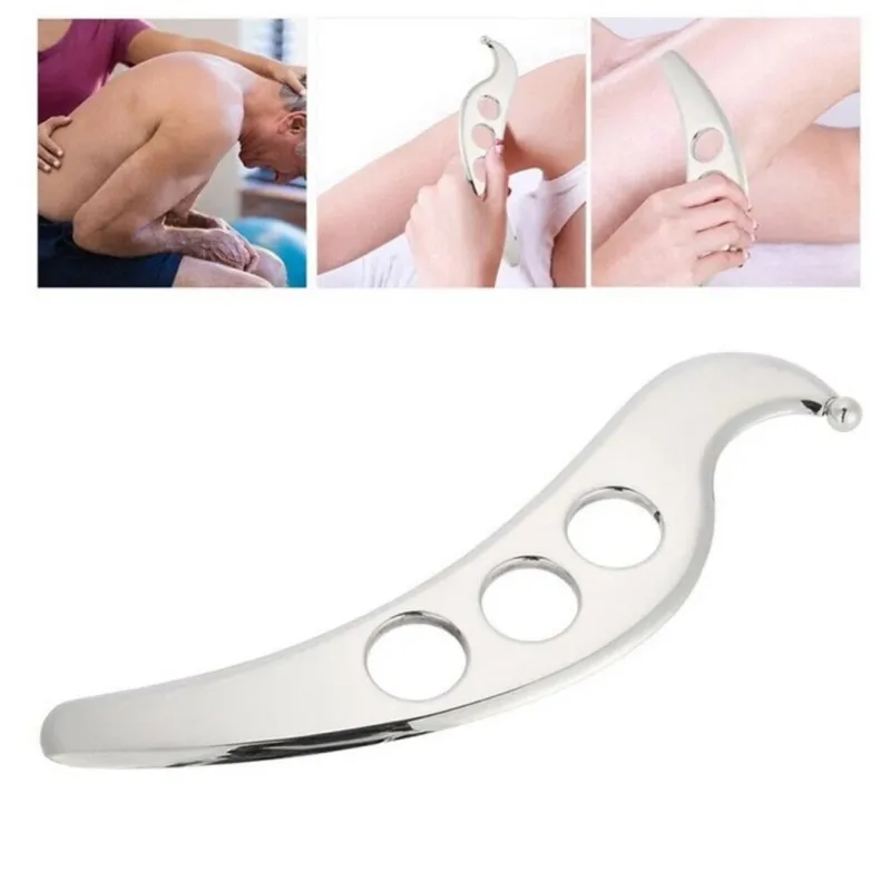 Faca de aço inoxidável Fascia Bird Muscle and Fascia Release Knife Ferramenta de relaxamento de tecido macio, relaxamento e relaxamento, exercício