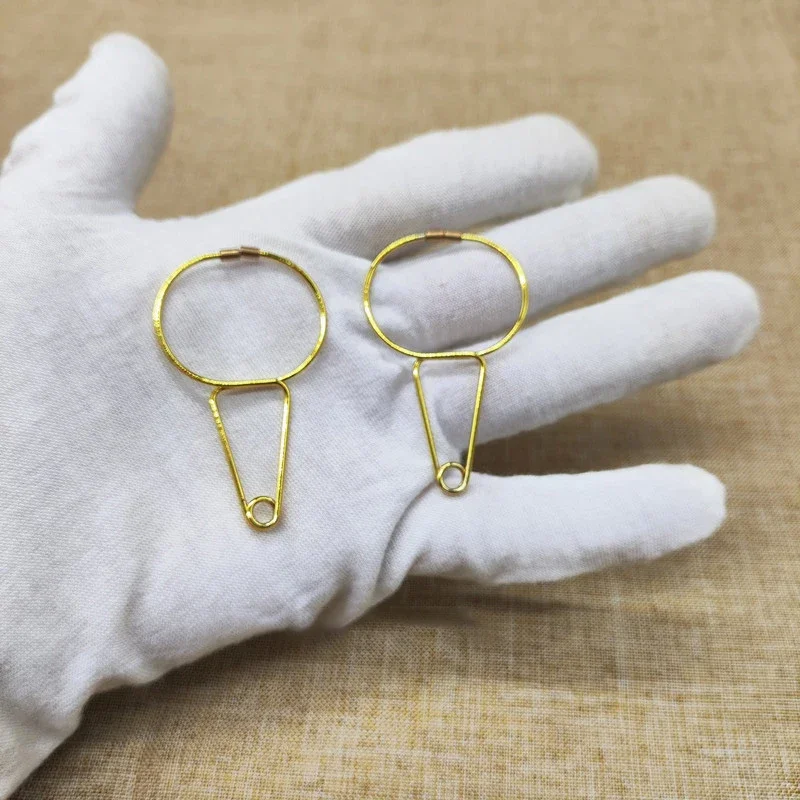 الوخز بالإبر نقطة الضغط مدلك المحمولة قوية المغناطيسي الأذن ميريديان مدلك العلاج بالابر كليب الذهب الأذن جهاز تدليك #5