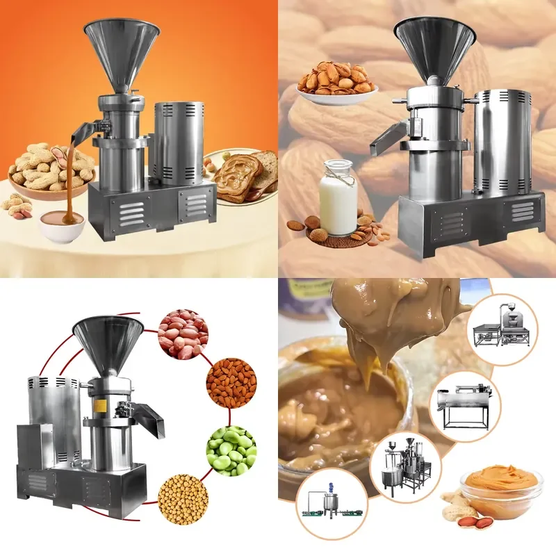 for Fusion Automatic Almond Nut Shea Butter Small Craft Grinder Milk Colloid Grinder Peanut Butter Maker