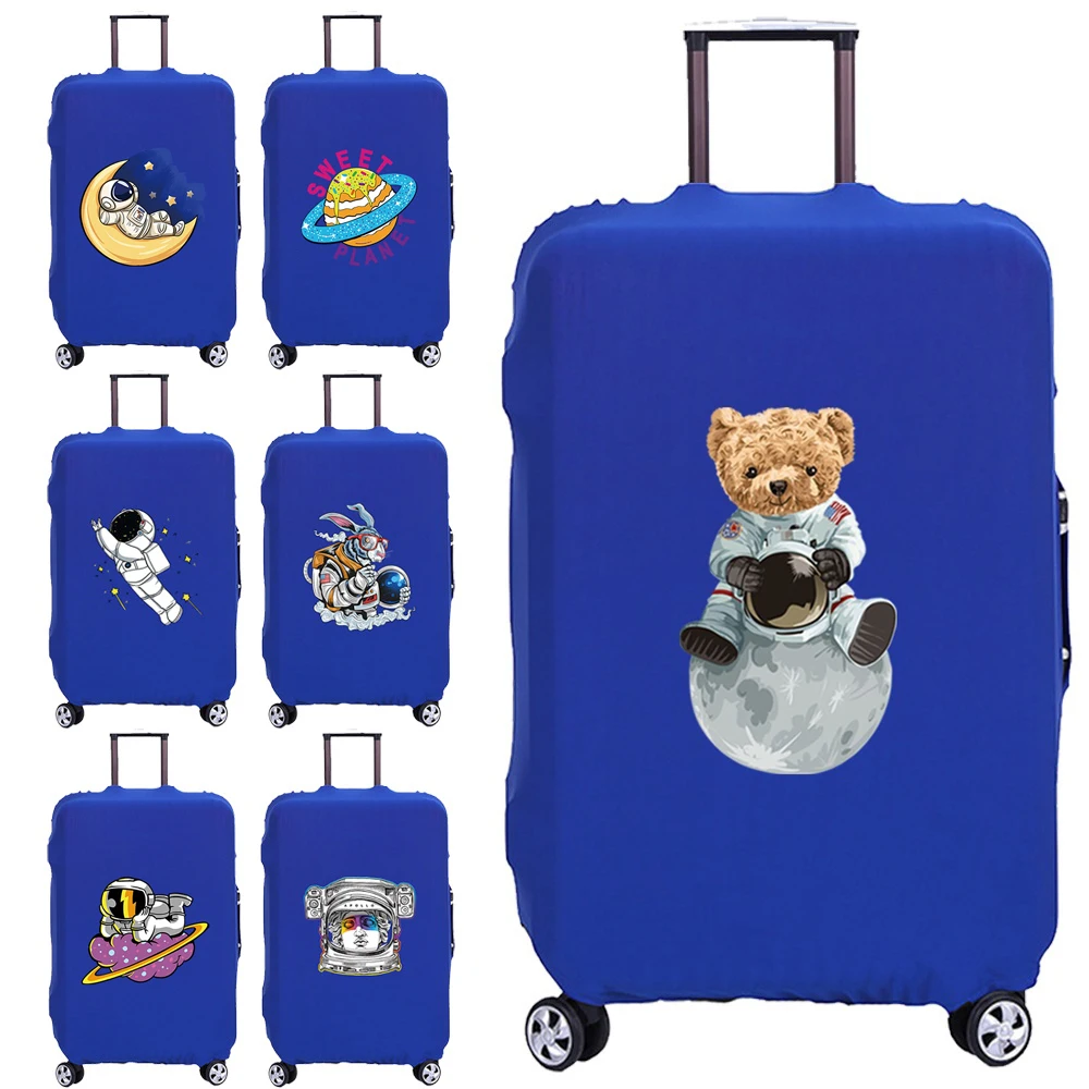 

Travel Luggage Cover Suitcase Protective Case Traveling Accessories for 18-32Inch Trolley Baggage Dust Covers Astronaut Print