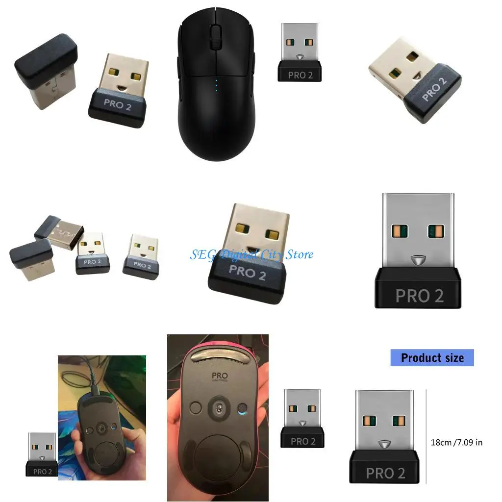 

U75B Оригинальные адаптерные устройства мыши для GPRO 2 Беспроводной мышиной приемника