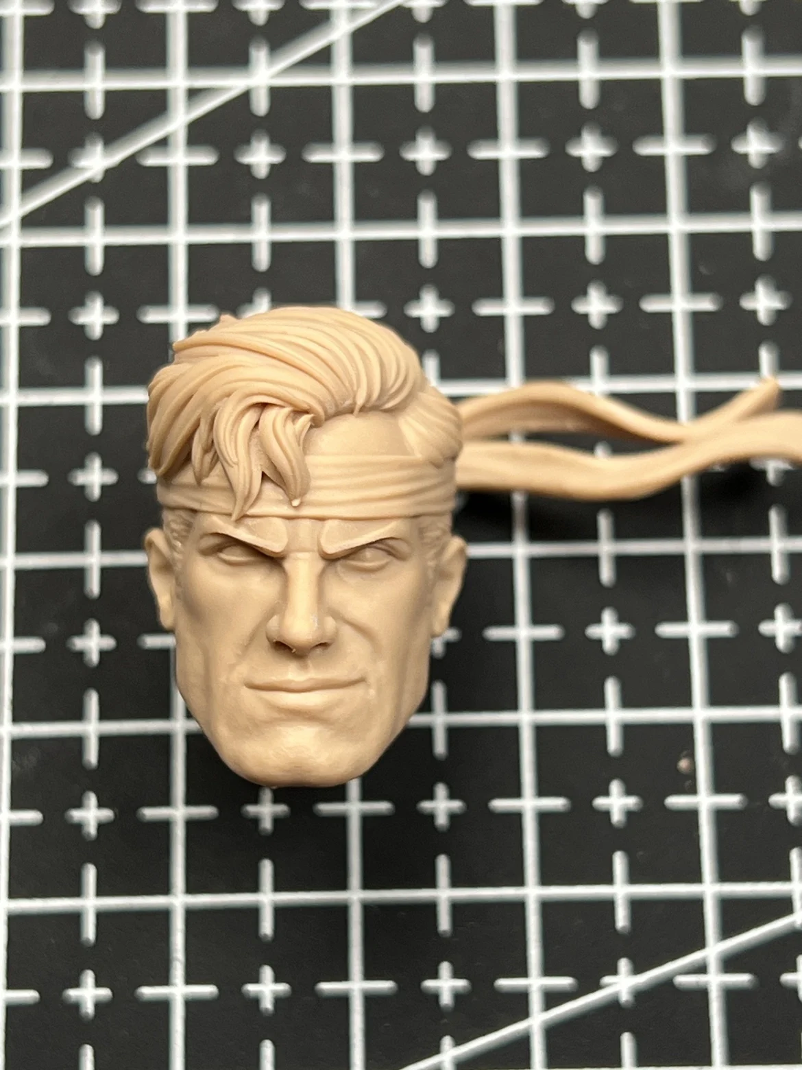 Hot Stock 1/12 Punisher Man Soldier Eye Face Mask Design Zombie Jim Lee Unpainted Head Sculpture For 6inch SHF Mezco Figure Body