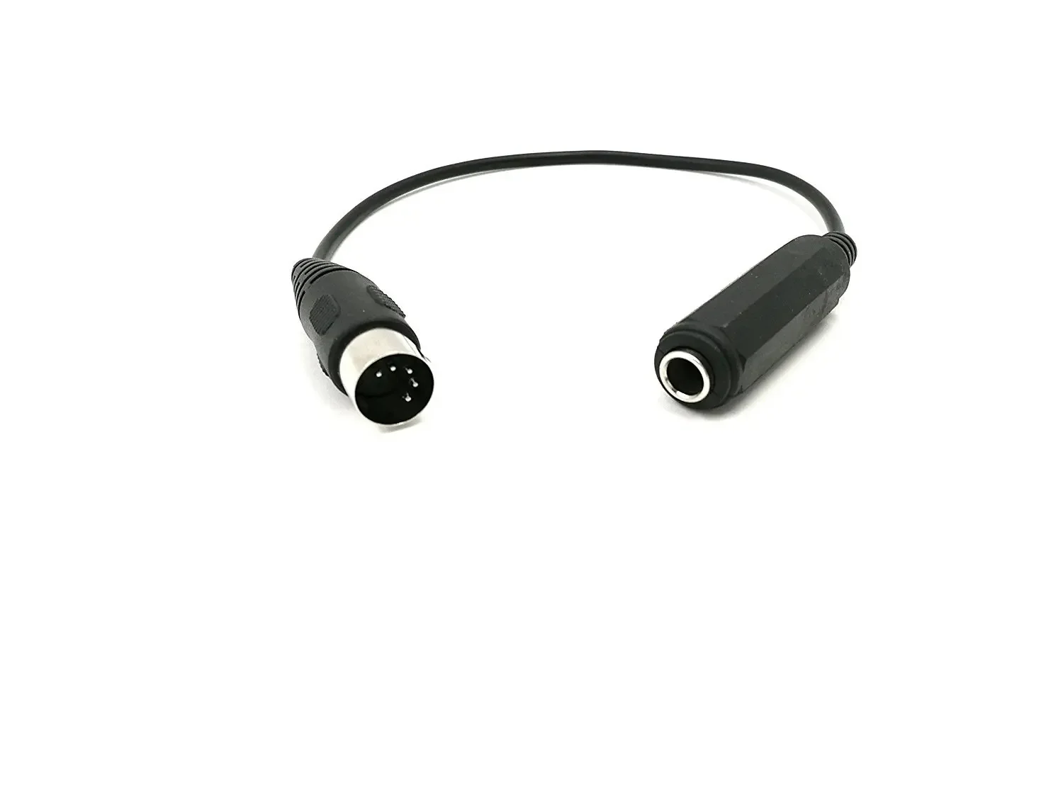 Conector de Audio de 6,35mm a MIDI, Cable adaptador DIN de 5 pines para micrófono, salida de Audio, órgano sintetizador de 0,3 m, Piano eléctrico, guitarra