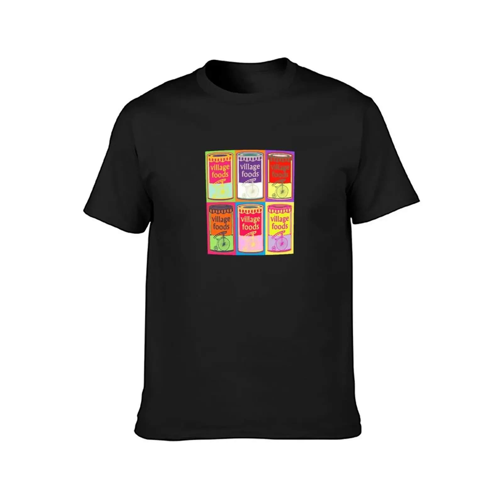 Village Foods' print T-Shirt customs design your own tees shirts graphic tee men