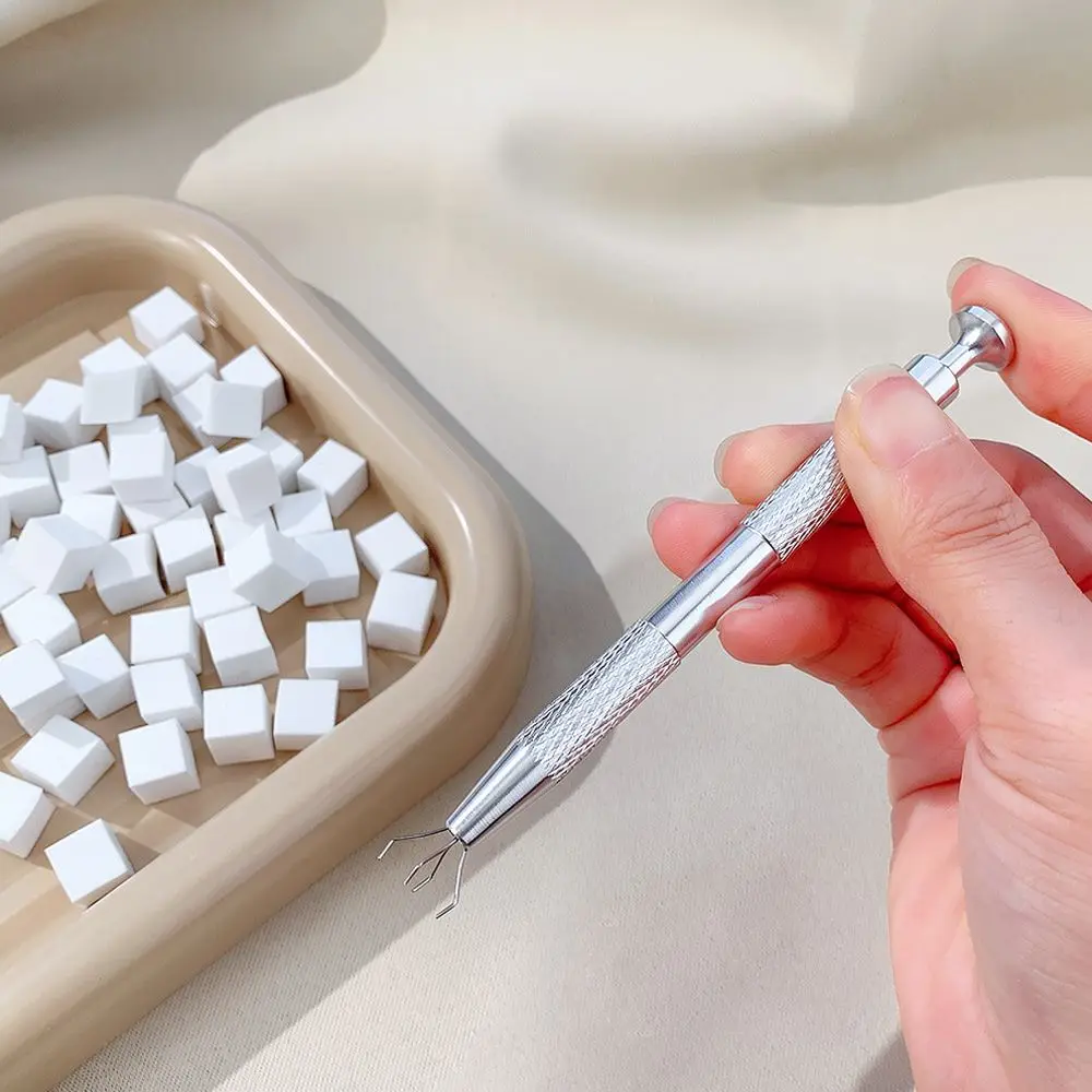 Precise Mini Sponge Cube For Nail Gradient Art Soft Blending Puff For Face Blush Cosmetic Makeup Accessories