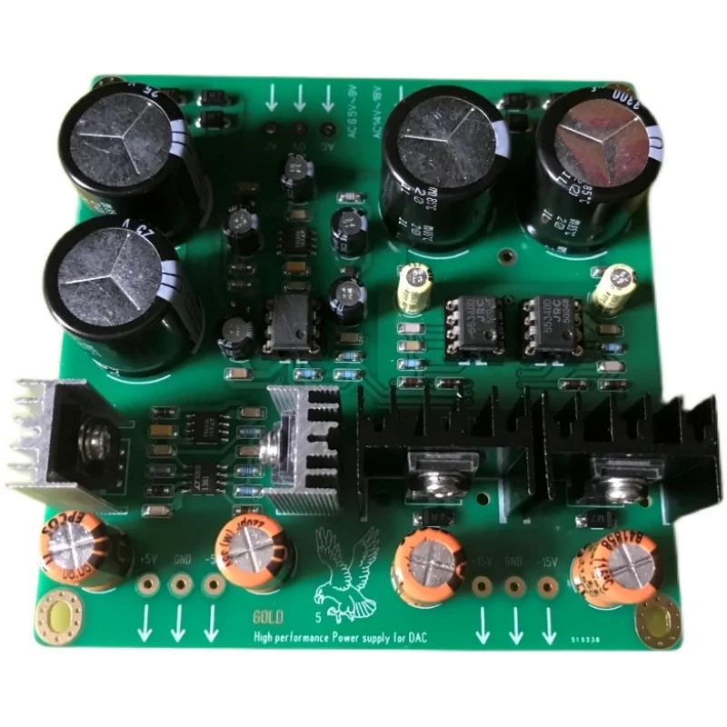 latest arrival DAC dedicated +-15V, +-5V regulated power supply board  AC dual 7~9V and AC15~18V two groups