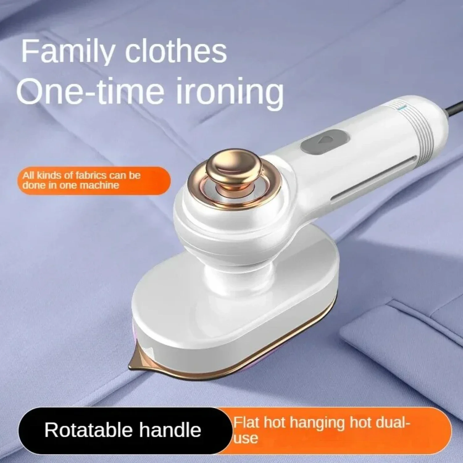 Convenient, compact, and portable mini handheld ironing machine - perfect for traveling and compact dormitories - enables dry an