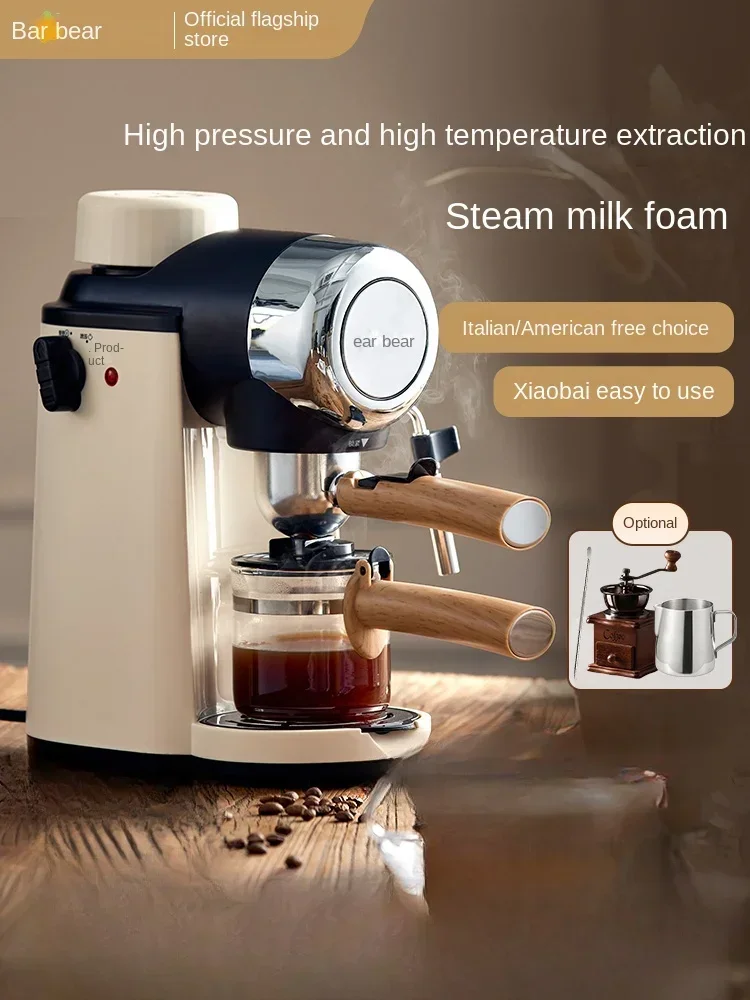 Little Bear Coffee Machine Home Small Italian Semi Automatic Office Integrated Machine American Hand Grinded Coffee Pot  viaje