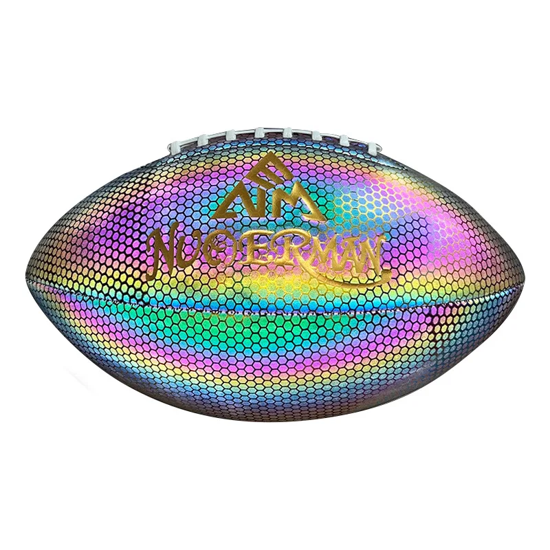 

American Glow FooStandard Machine Sewn PU Reflective Adult Game Training Supplies Waist Flag Retro No. 9 American Glow Football