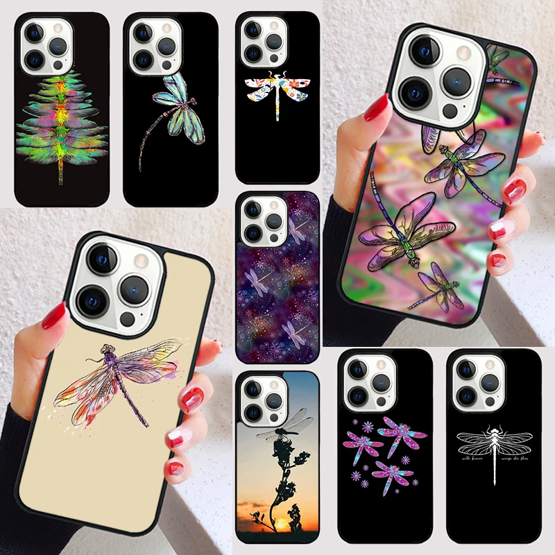 Dragonfly Insect cover For iPhone 15 16 13 12 11 14 Pro Max Mini Max SE 2020 7 8 15 16 Plus Phone Case