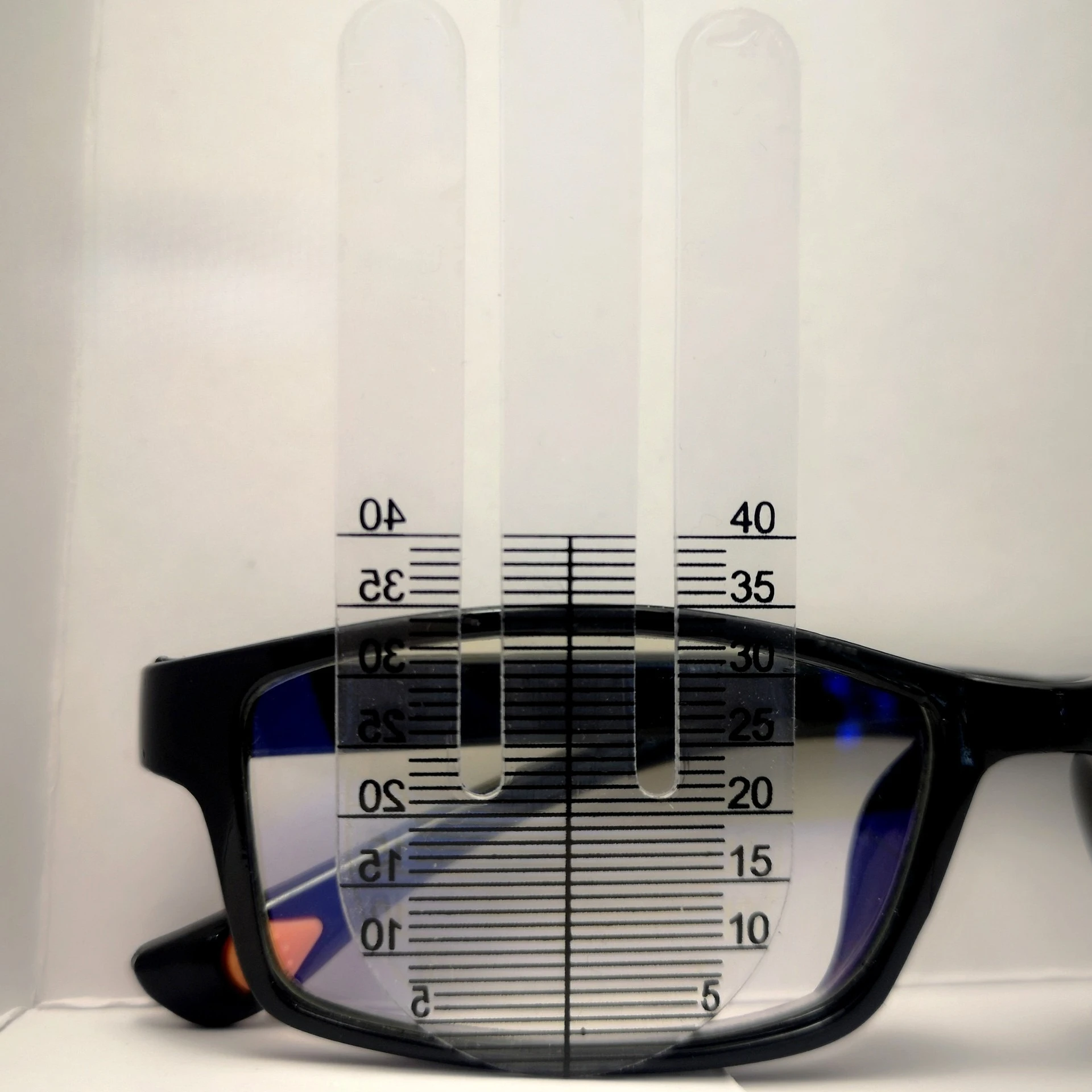 Transparent Pupil Height Ruler for Eyeglass Fitting – Accurate PH Measurement Tool,  ABS Optical Accessory for Glasses