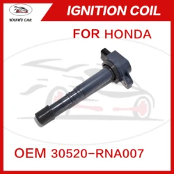 30520-R40007 Ignition Coil Igniter Suitable For HONDA 30520-RL5A01 ​25054-25451 ​09970-0147