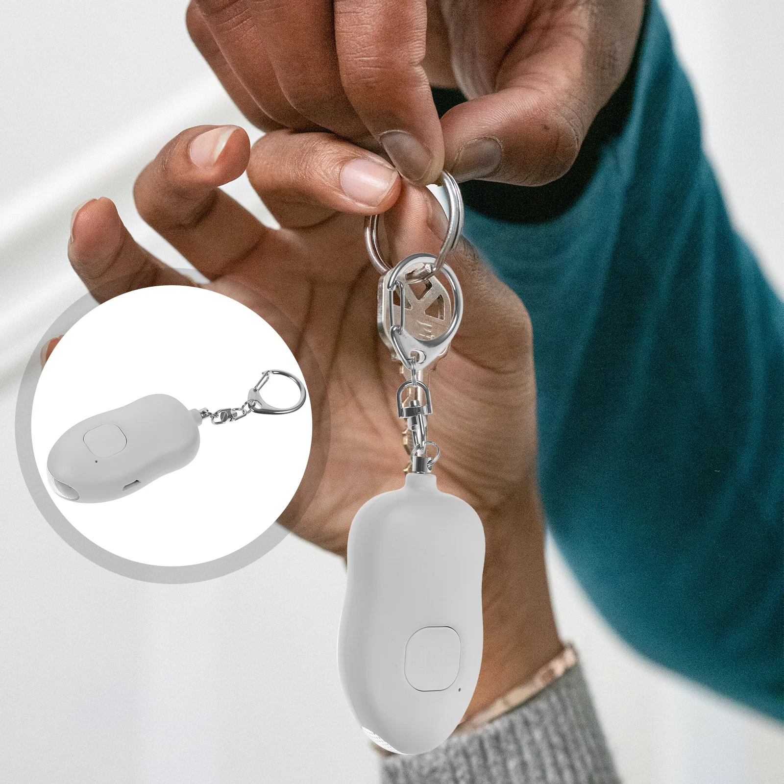 1 قطعة إنذار شخصي السلامة إنذار الصوت في حالات الطوارئ 130db جهاز الأمن بصوت عال للنساء كبار السن ركض