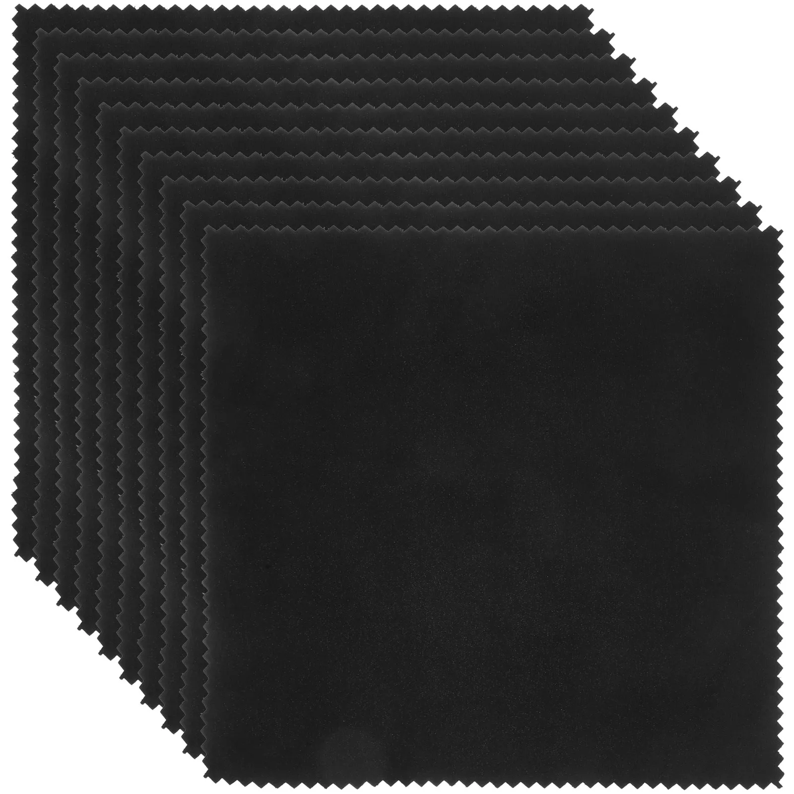 10Pcs Versatile Instrument Cleaning Cloth Supple Washable Reusable Microfiber Wipe for Guitar Piano Violin Ukulele Brass