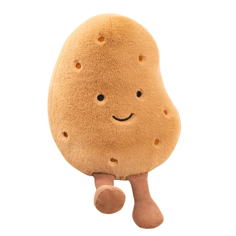 

Large Potato Stuffed Animal - Kawaii Potato Plush - Plushy And Squishy Food Pillow Toy - Cute Plushie Toys Gift