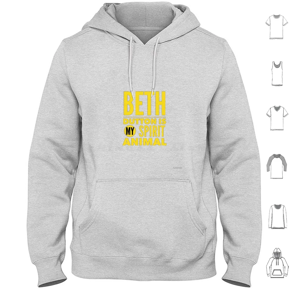 Beth Dutton 672 Hoodies Long Sleeve Beth Dutton Yellowstone Hero Badass Female Dutton Beth Spirit Animal