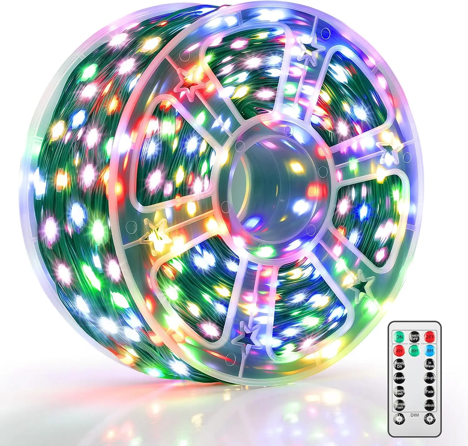 

1200 LED Christmas Lights 394FT, Outdoor Waterproof Dimmable Fairy Lights with Remote, 8 Modes Indoor Lighting·New Popularity