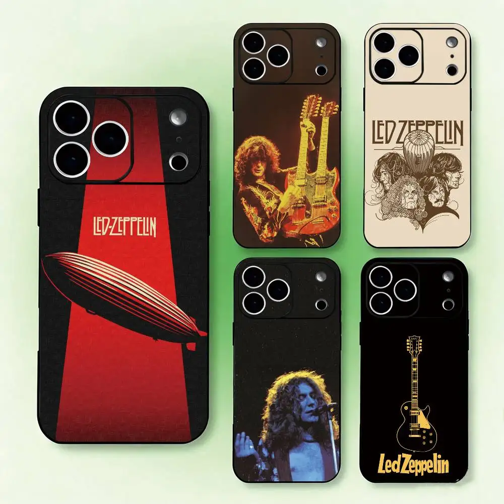 L-Led Zeppelin Vintage Rock Phone Case Silicone Soft For IPhone 17 16 15 14 13 12 11 X XR Plus Pro Max Plus