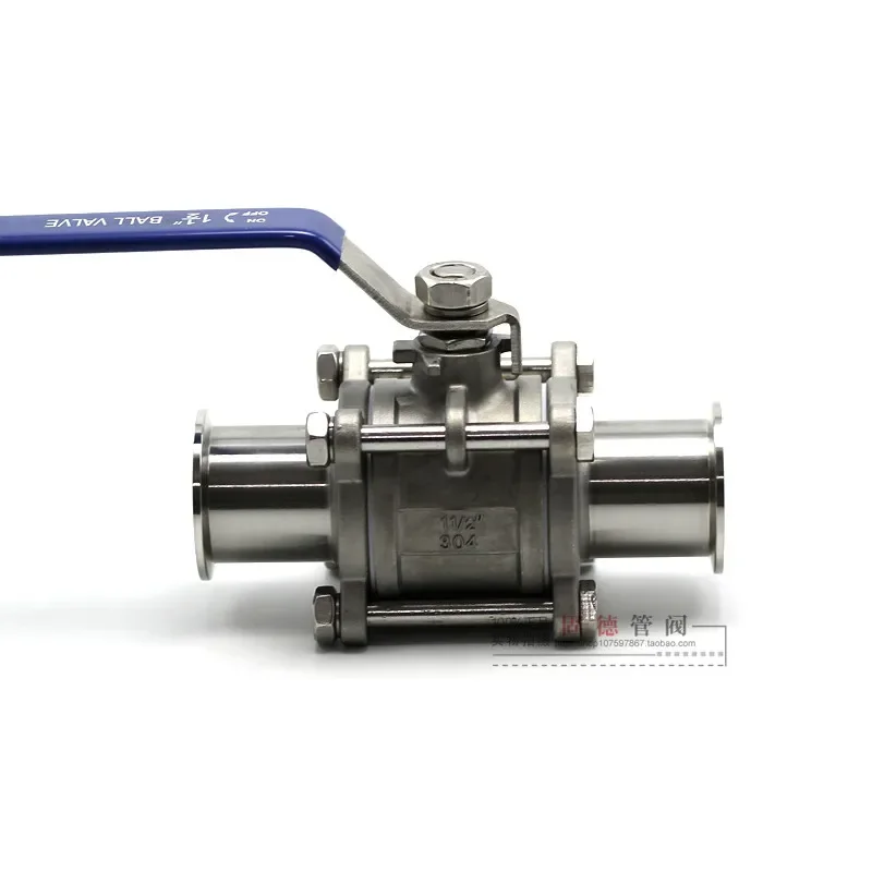 304 Stainless Steel High Vacuum Ball Valve GU-KF16 KF25 KF40 KF50 Manual Quick Installation Valve Gude