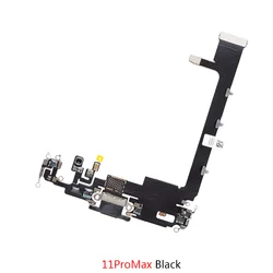 For iPhone 11 11Pro 11ProMax Charger Charging USB Port Dock Connector Flex Cable With Microphone And Headphone Audio Jack