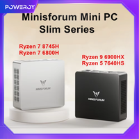 MINISFORUM Slim Series UM870 Mini PC AMD Ryzen 7 8745H USB4.0 2*DDR5 2*PCIE4.0 2.5G LAN Windows 11 NUC Mini Computers WiFi6E