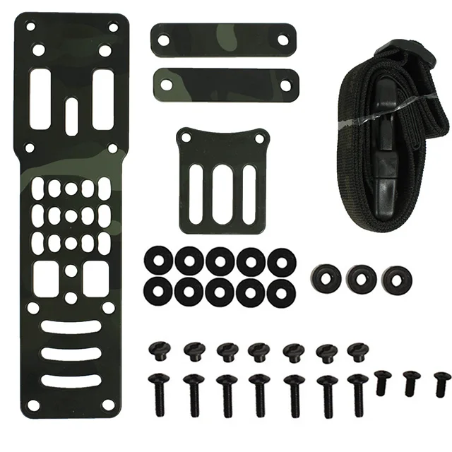Metall Modulare Pistole Holster Adapter Kompatibel QLS Plattform Holster Drop Bein Band Jagd Airsoft Quick Pull Ziehen