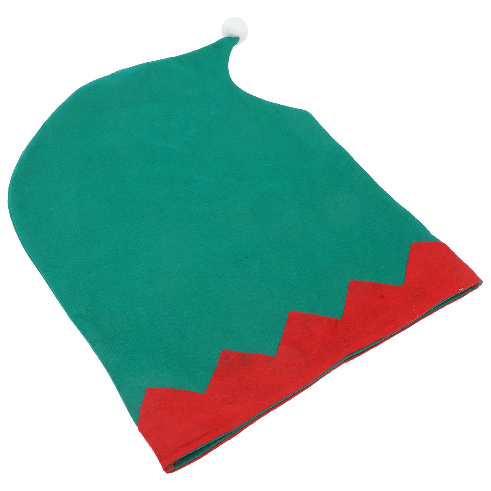 

1pcs Christmas Hat Chair Cover Green Detachable Convenient Light Folding High Quality Seat Cover Decor Christmas Supplies