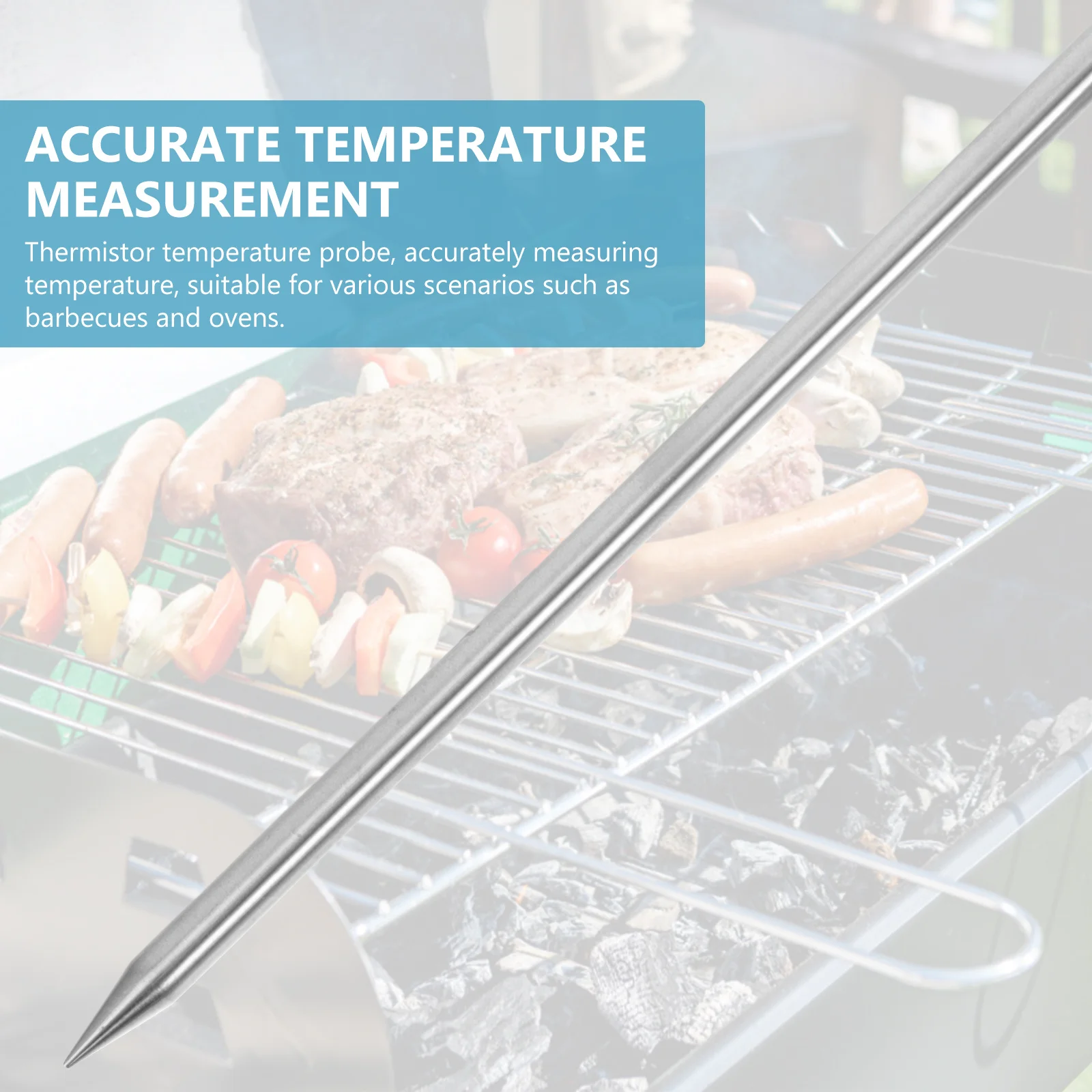 

Термометр-щуп для гриля, духовки, аэрофритюрницы, для приготовления мяса, выпечки, кухни, 1 шт.
