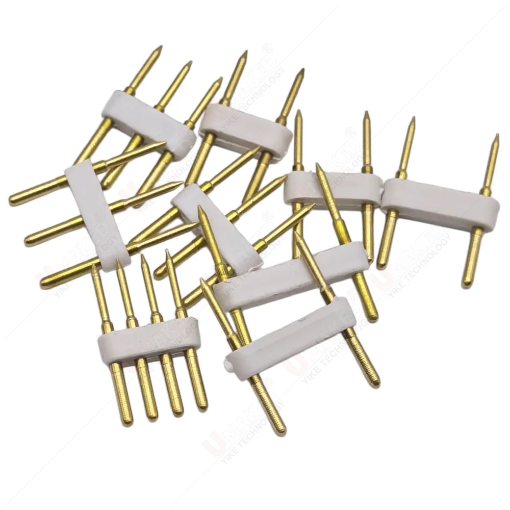 500pcs  2pin 7mm 9mm 11mm 13mm 15mm Single Color connector 4pin 8mm 10mm RGB connector for 110V 220V LED Strip  Extra 2% off