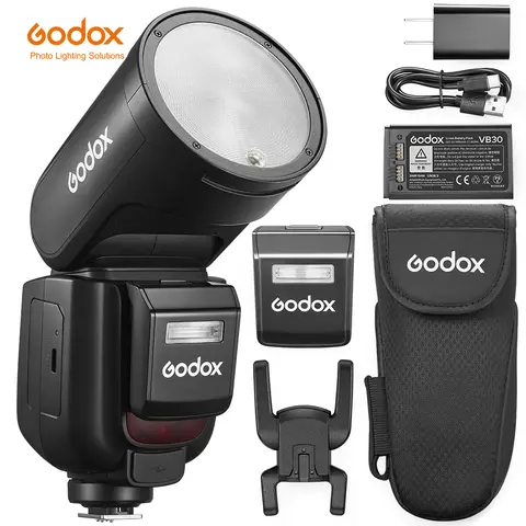 GODOX V1 PRO V1PRO Camera Flash TTL Auto Exposure Li-ion Round Head Wireless Speedlight For Canon Sony Nikon Fuji Olympus