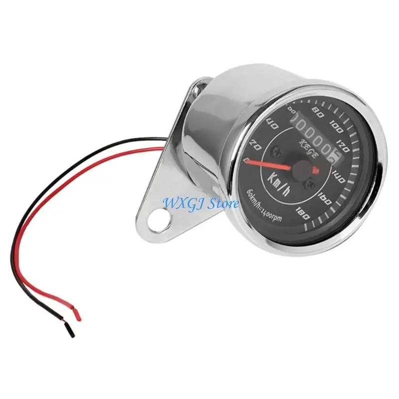 37JE Precisions Motorcycle Speedometer Odometer Weather Resistant Metal Construction
