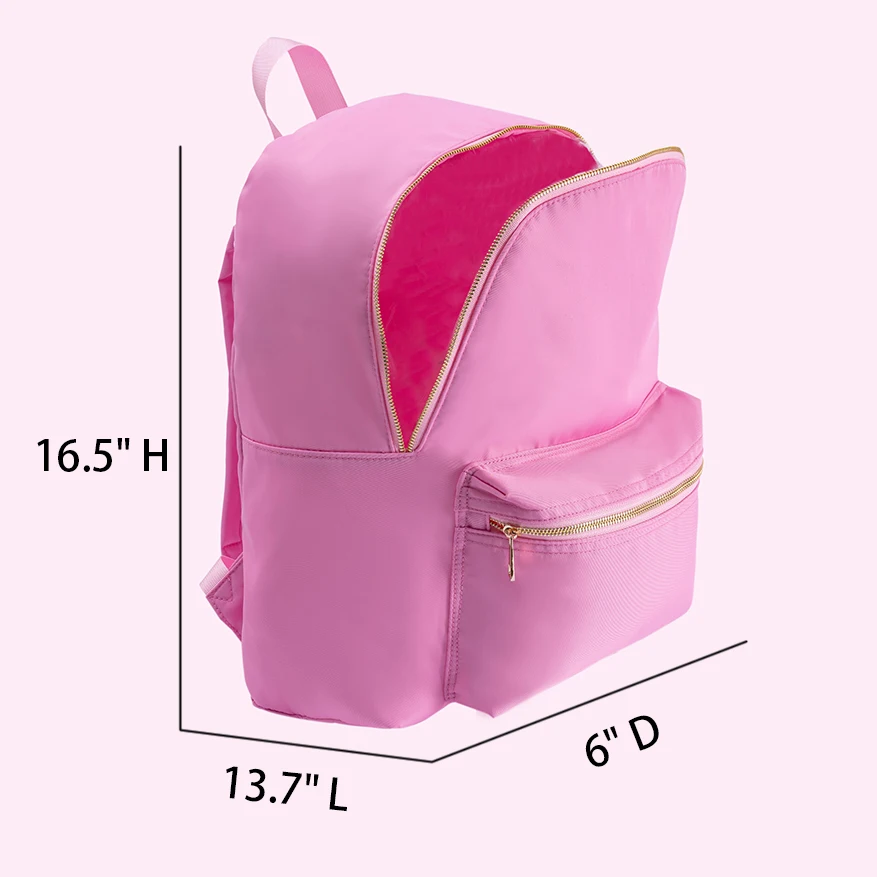 Classic Backpack High Quality Waterproof Nylon STONEY Travel Bag Backpacks Schoolbag for Girls Macaron Solid Color Bookbag