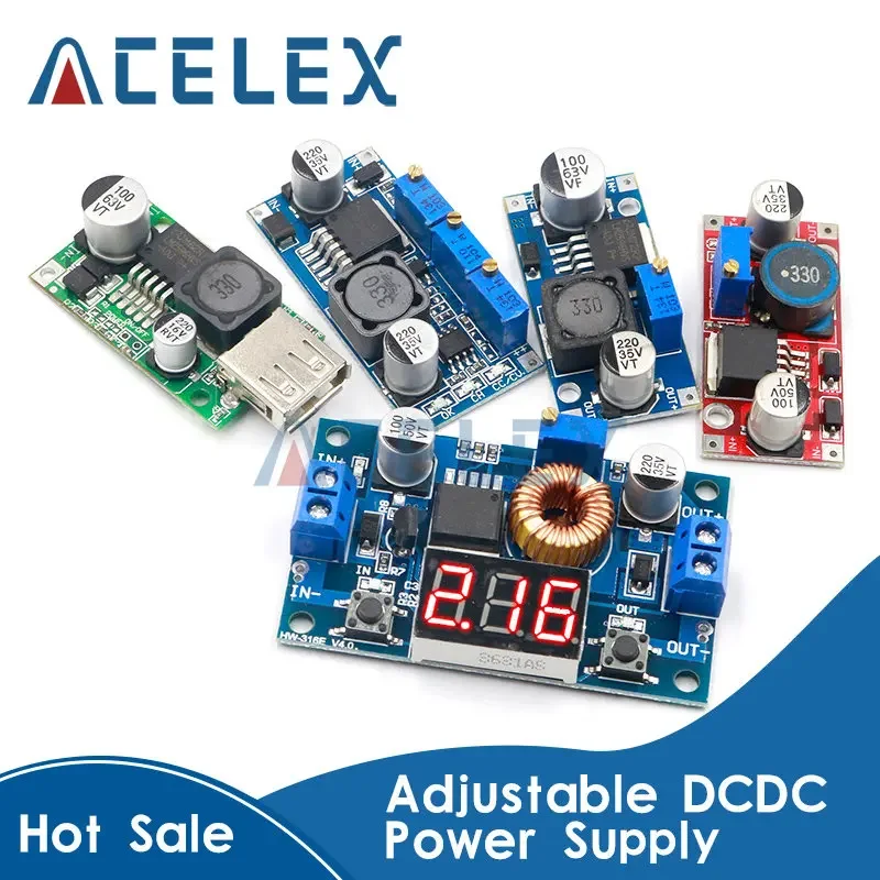1PCS High Quality 3A Adjustable DCDC LM2596 LM2596S input 4V-35V Output 1.23V-30V dc-dc Step-down Power Supply Regulator module