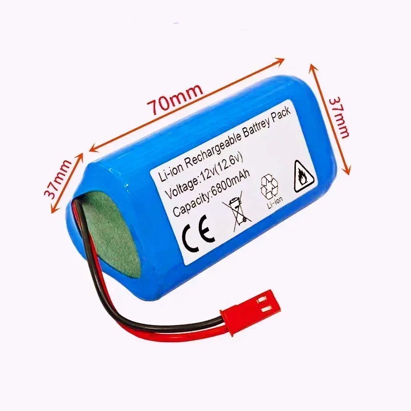 2025 New 11.1 V 6800mAh Li-Ion Battery 12 V for Chuwi Ilife V1 V3 X3 V3 V5 X5 V5S CW310 Ecovacs CEN250 Panda BTG90