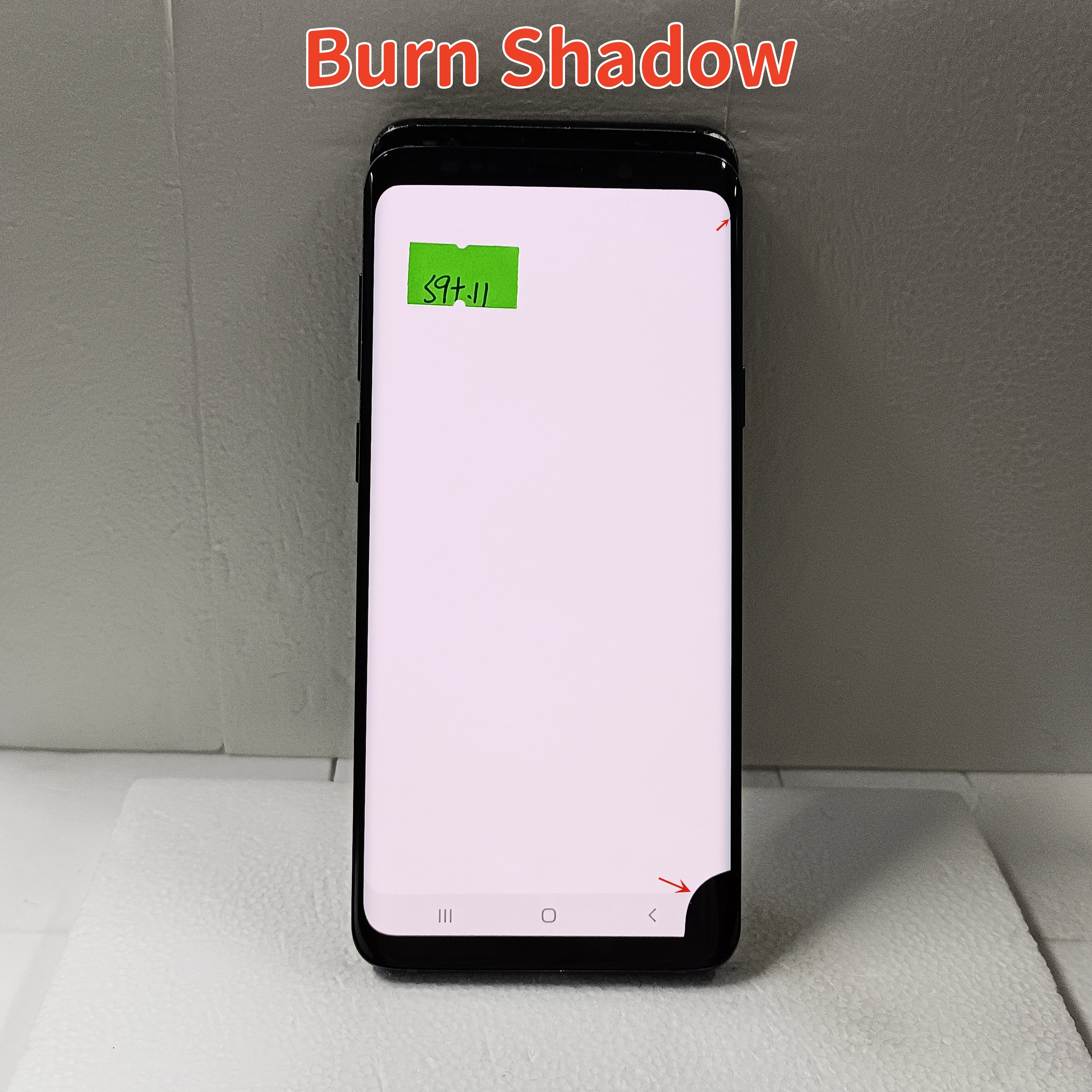 Amoled FOR S9+ Touch Screen For Samsung Galaxy S9 PLUS G965 G965U G965F G9650 S9plus LCD Display Replacement，With burn shadows