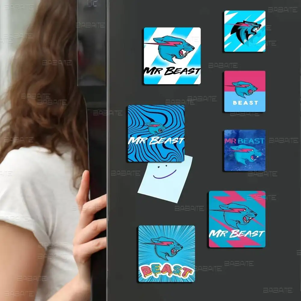 Imanes de Refrigerador con Diseño del Blogger Mr-Beast, Imanes de Refrigerador con Foto Personalizada, Imanes de Refrigerador con Foto de Alta Gama