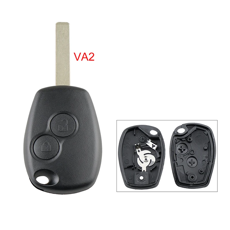 Per Vauxhall Opel Vivaro Movano 2 pulsanti Car Remote Key Fob Case per Renault Clio 2006 2007 2008 2009 2010 2011 2012 2013