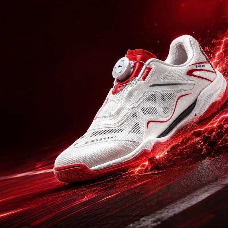 2026 New Trend Badminton Men Shoes Unisex Man Indoor Court Shoes Quick Lacing Men Tennis Shoes Big Size 46 Table Tennis Shoe Man