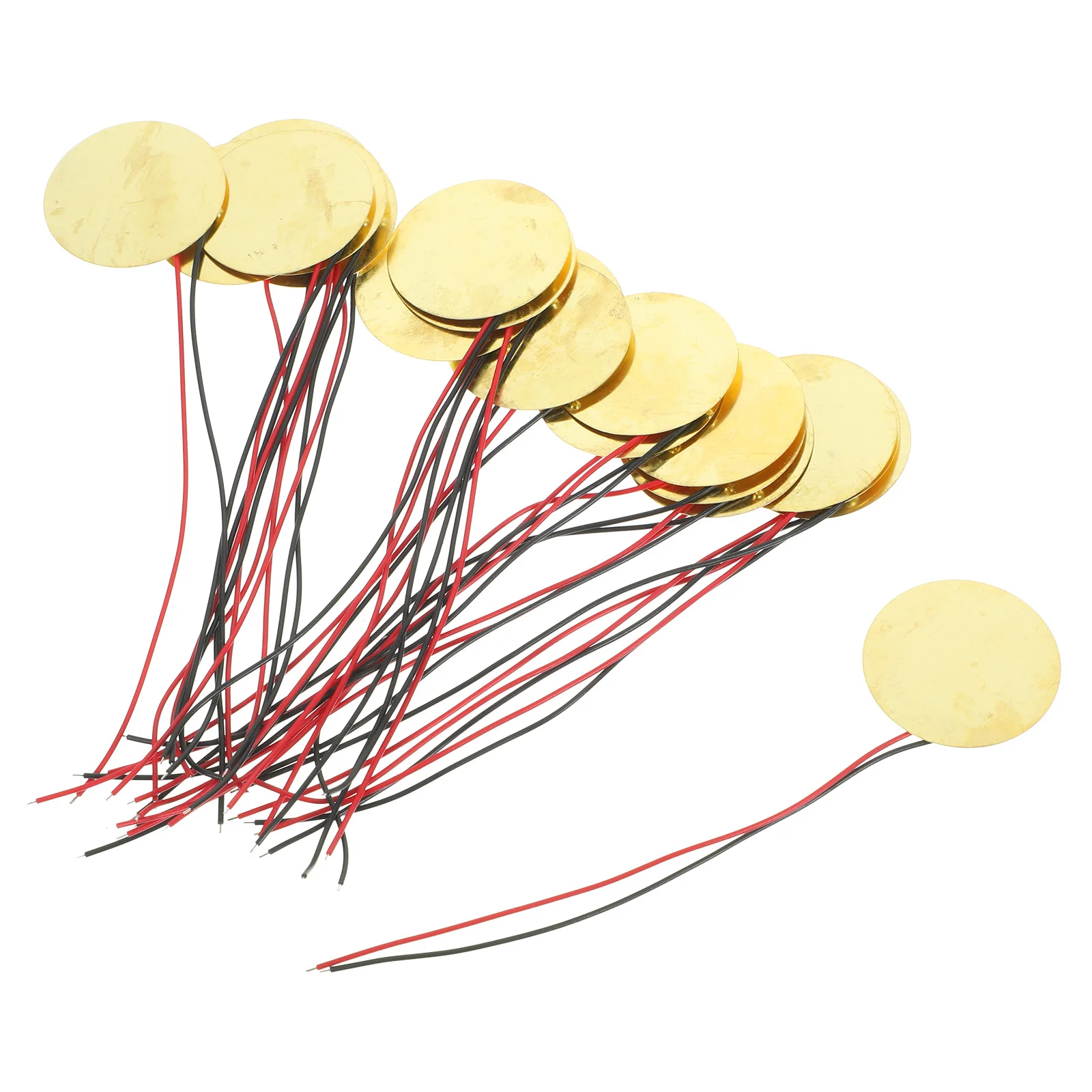 

20pcs Piezo Discs Drum Triggers for Acoustic Instruments Guitar Accessories Leads Sounder Sensor Musical Piezo