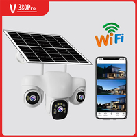 Outdoor Waterproof Camera 15MP WIFI IP Solar Camera Solar Panel Home Security CCTV PIR Motion Detection Video Surveillance Cam