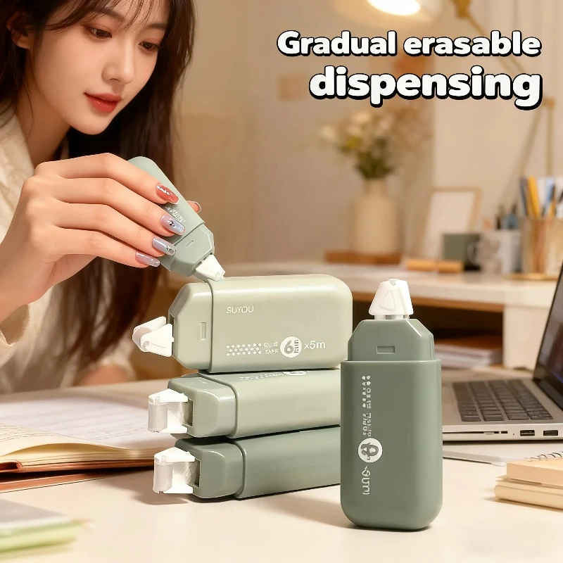 

6pcs Double-sided Adhesive Dot Rolls, Firm and Residue Free, Detachable Dot Tape, Used for Crafts and Christmas Home Decoration