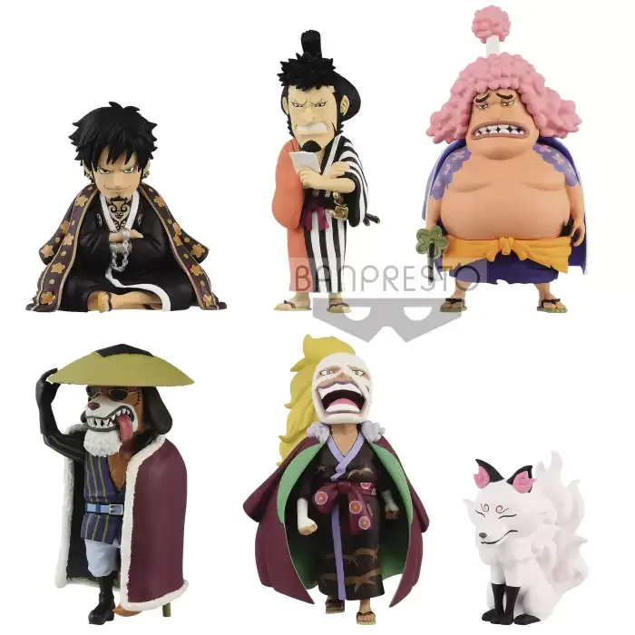 

Оригинальные фигурки Bandai One Piece Anime WCF Wano Country 8: Инуараши, Ашура, Кинемон, Лоу. Коллекционные игрушки-модели One Piece. Подарок.