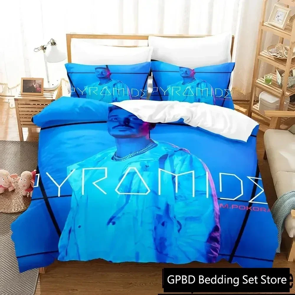 

Singer M. Pokora Comfortable Duvet Quilt Cover Pillowcase Bedding Set Children Bedroom Decoration Home Textile